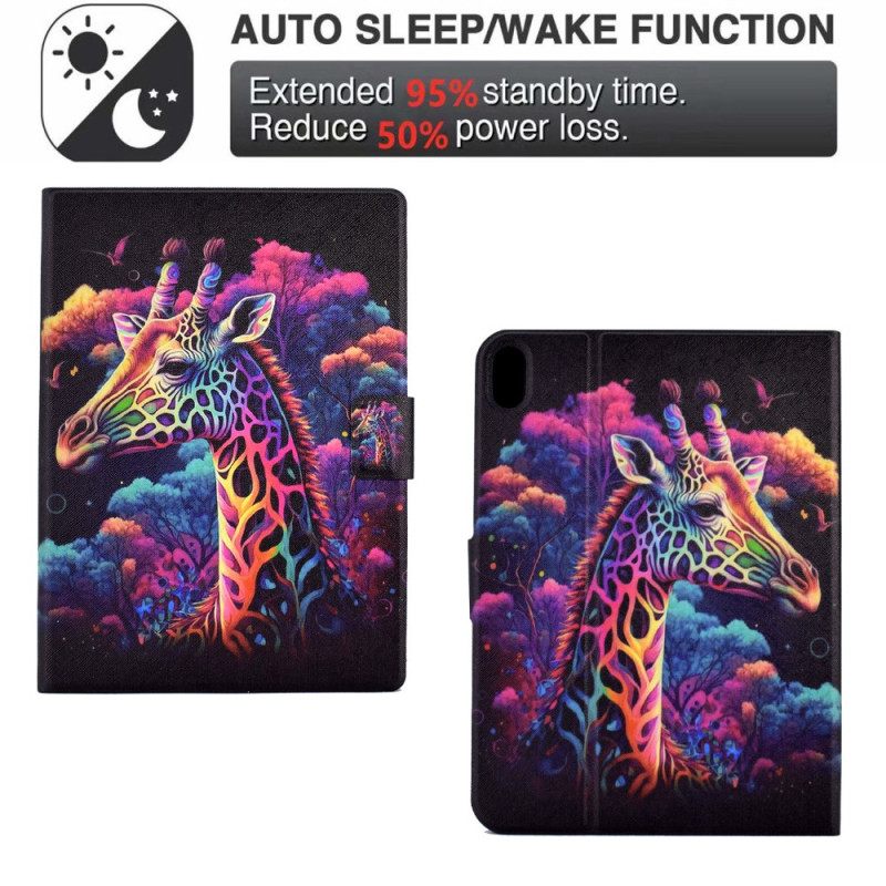 Kuoret Samsung Galaxy Tab S11 Värikäs Kirahvi