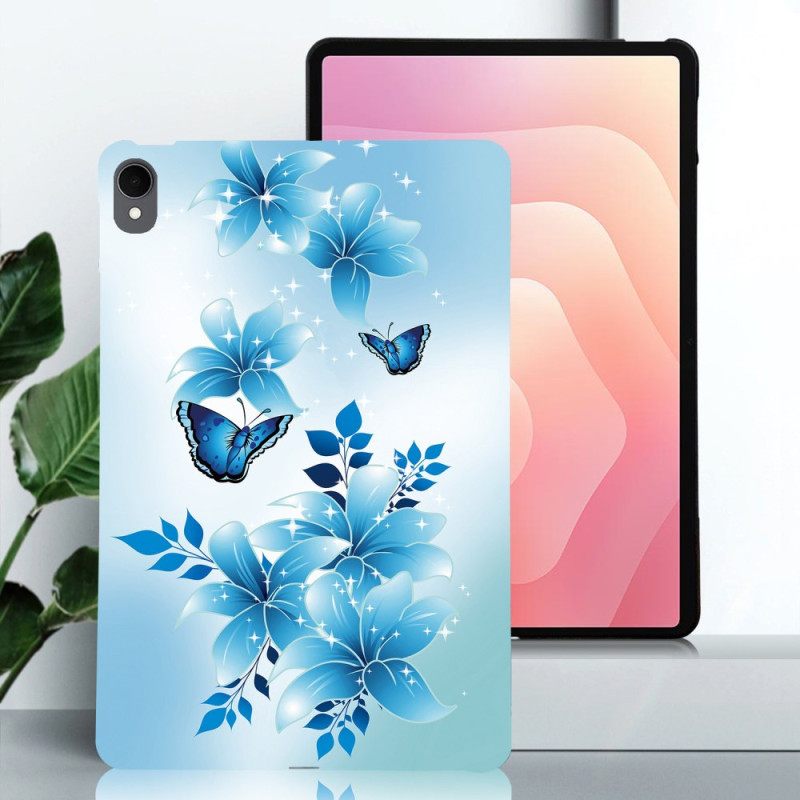 Kuori Samsung Galaxy Tab S11 Pienet Siniset Perhoset