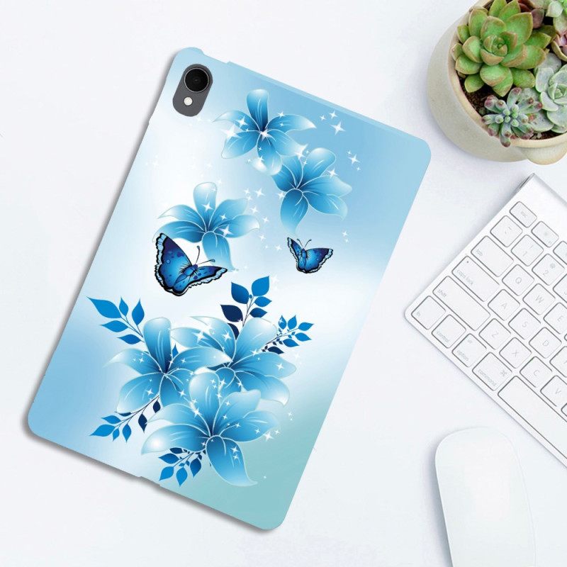 Kuori Samsung Galaxy Tab S11 Pienet Siniset Perhoset