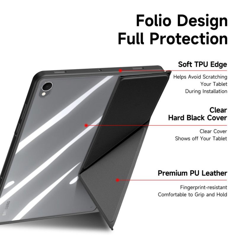 Samsung Galaxy Tab S11 Origami-teline Kynäpidikkeellä