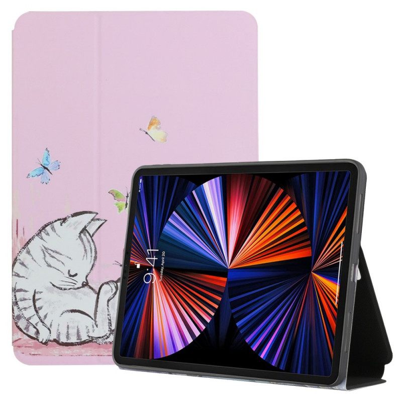 Puhelinkuoret iPad Air (2022) Two Fold Kitten