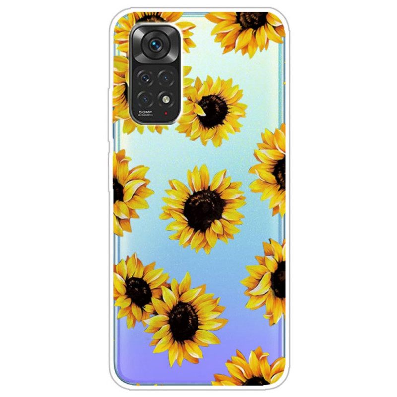 Case Xiaomi Redmi Note 11 Pro 4G / 5G Auringonkukat