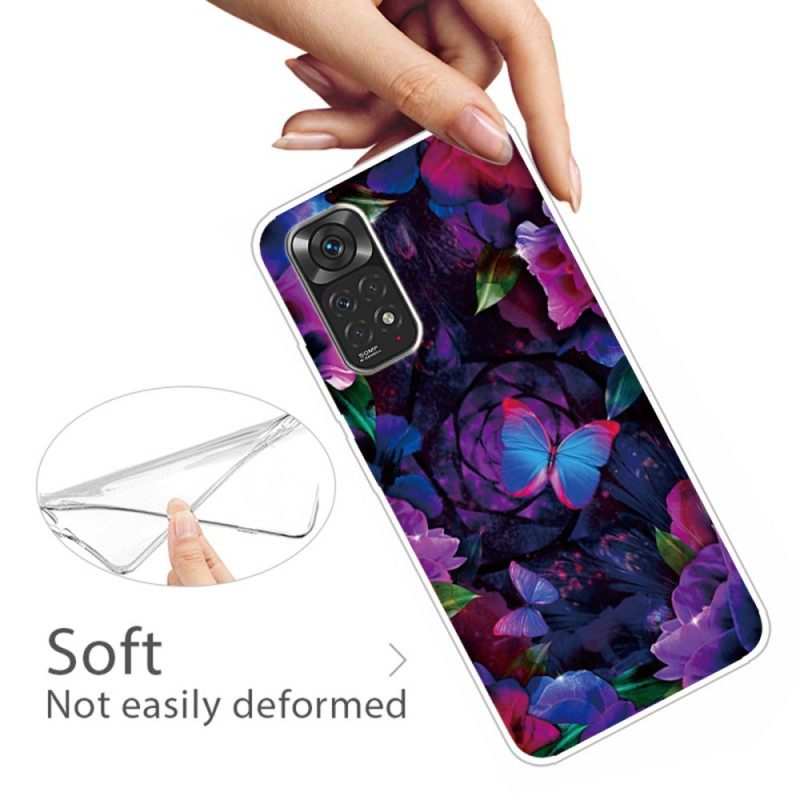 Case Xiaomi Redmi Note 11 Pro 4G / 5G Butterflies Muunnelma