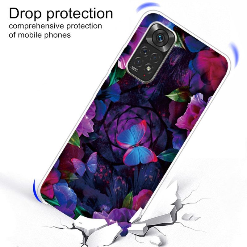 Case Xiaomi Redmi Note 11 Pro 4G / 5G Butterflies Muunnelma