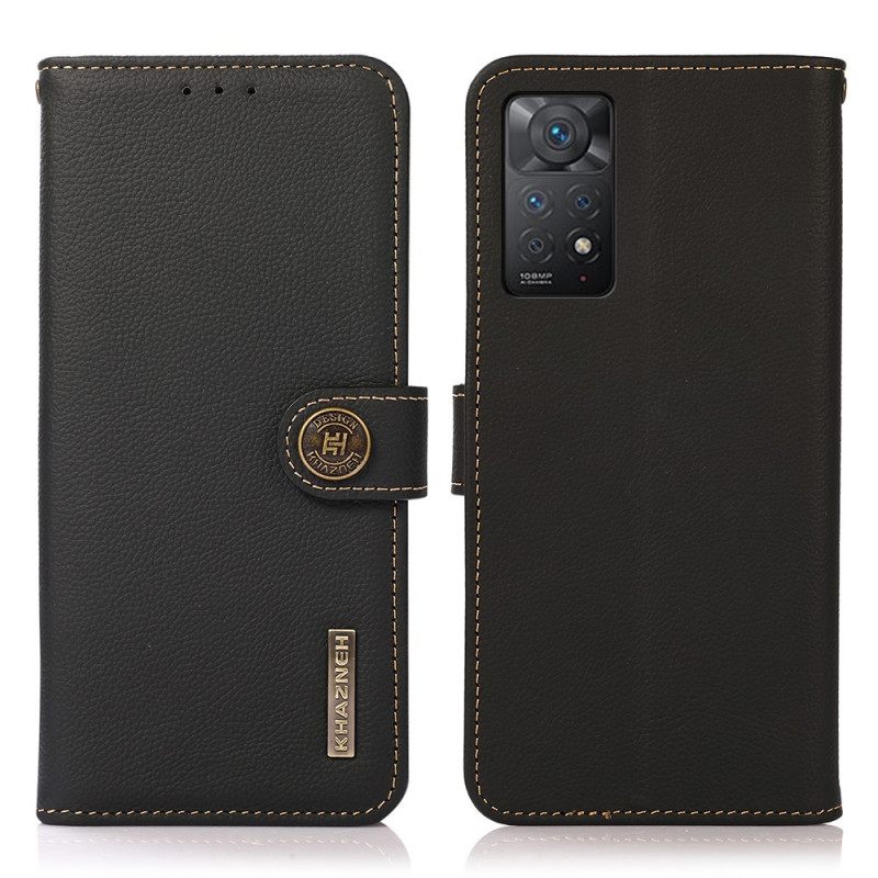 Kotelot Xiaomi Redmi Note 11 Pro 4G / 5G Aito Nahka Khazneh Rfid