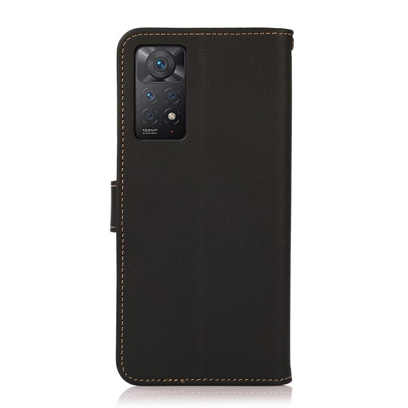 Kotelot Xiaomi Redmi Note 11 Pro 4G / 5G Aito Nahka Khazneh Rfid