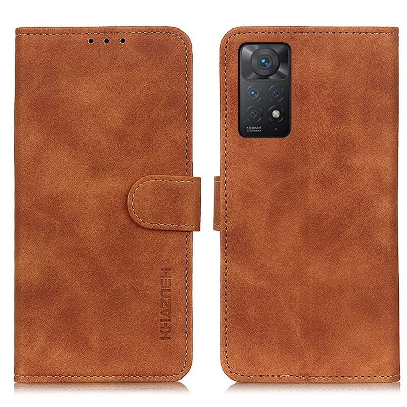 Kotelot Xiaomi Redmi Note 11 Pro 4G / 5G Vintage Leather Effect Khazneh