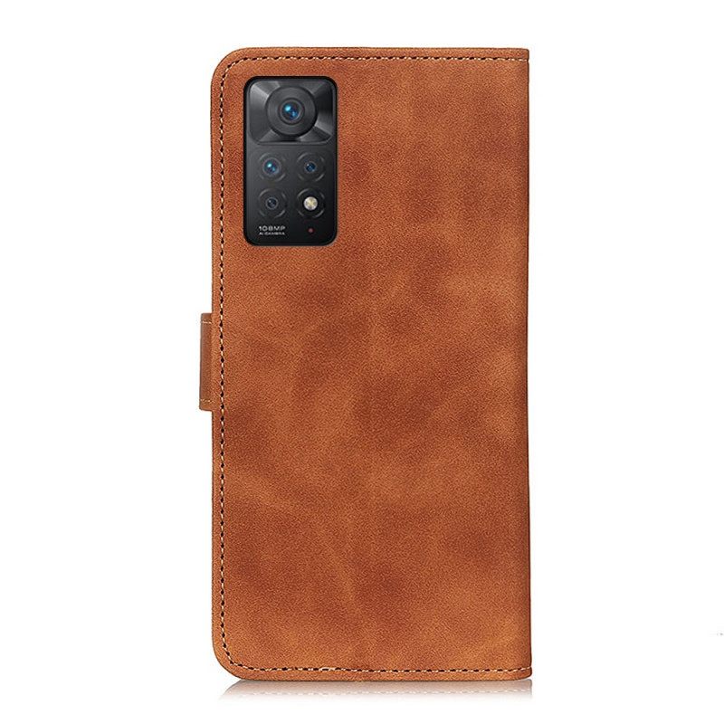 Kotelot Xiaomi Redmi Note 11 Pro 4G / 5G Vintage Leather Effect Khazneh