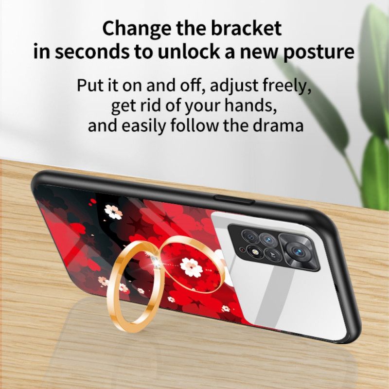Kuori Xiaomi Redmi Note 11 Pro 4G / 5G Peili Pyörivällä Renkaalla