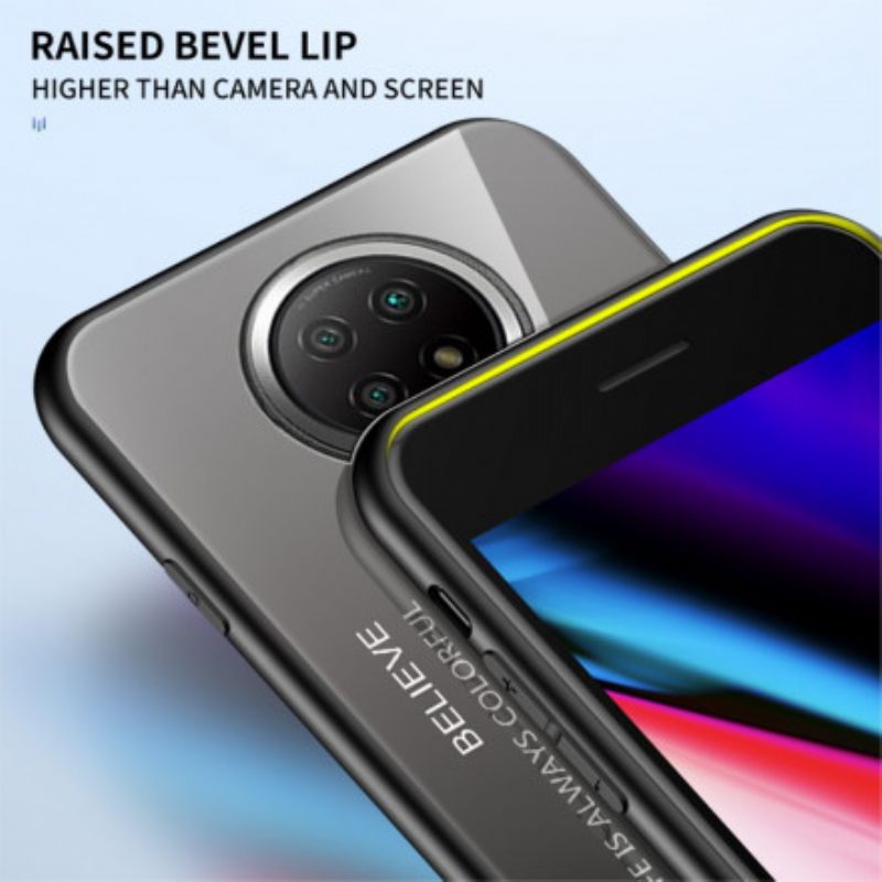 Kuori Xiaomi Redmi Note 9 5G / 9T 5G Tempered Glass Hei
