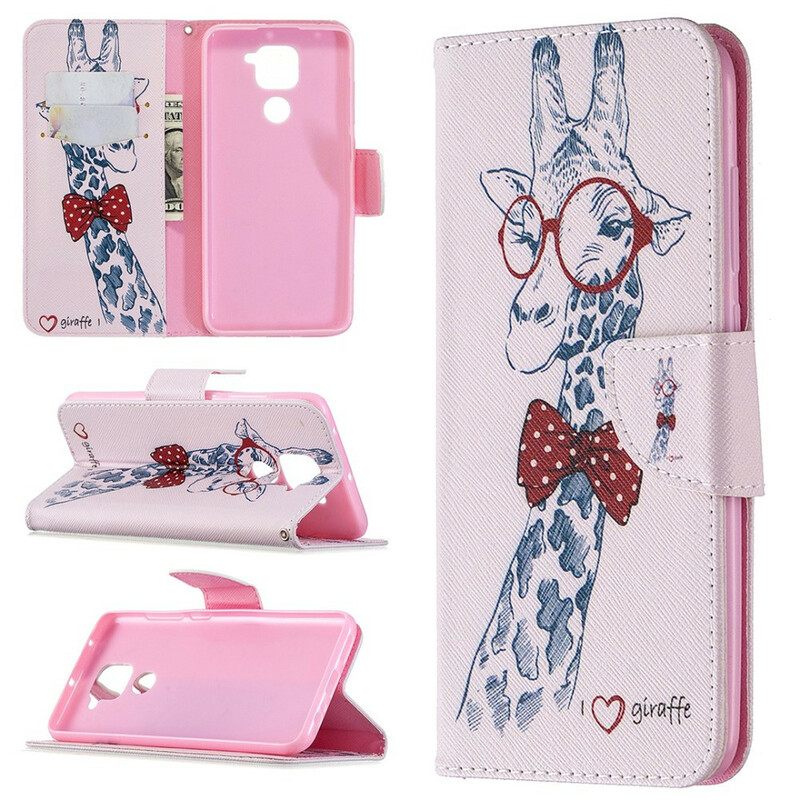 Kotelot Xiaomi Redmi Note 9 Brainy Giraffe