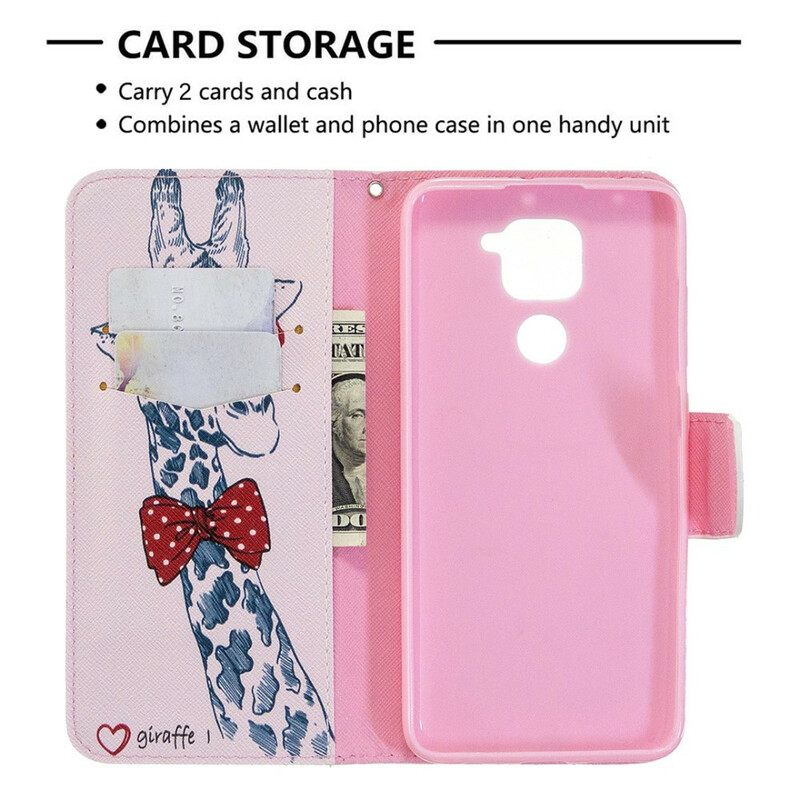 Kotelot Xiaomi Redmi Note 9 Brainy Giraffe