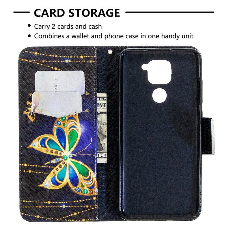 Kotelot Xiaomi Redmi Note 9 Magic Butterfly