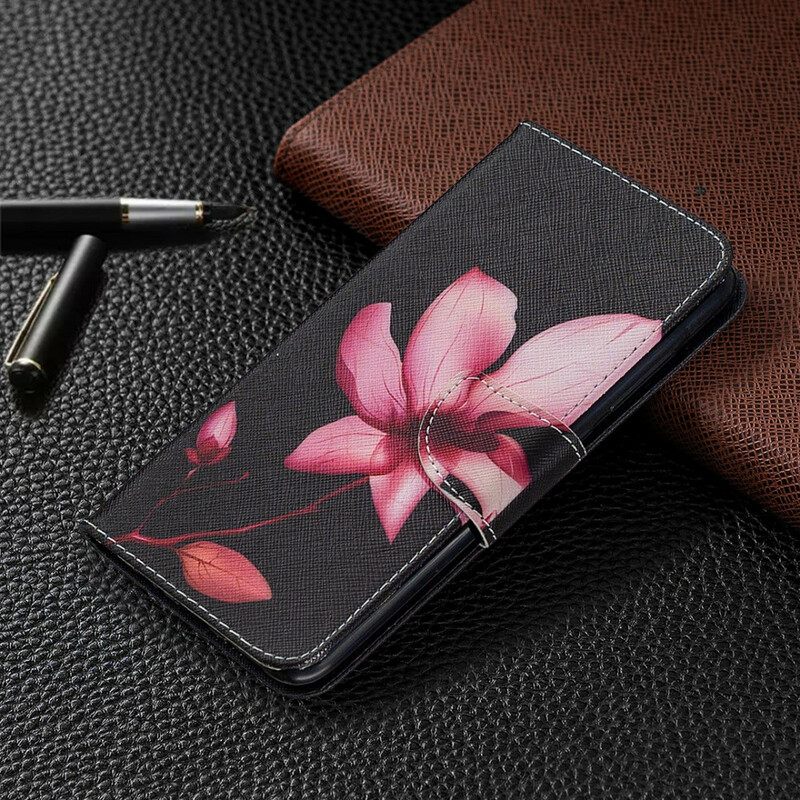 Kotelot Xiaomi Redmi Note 9 Vaaleanpunainen Kukka