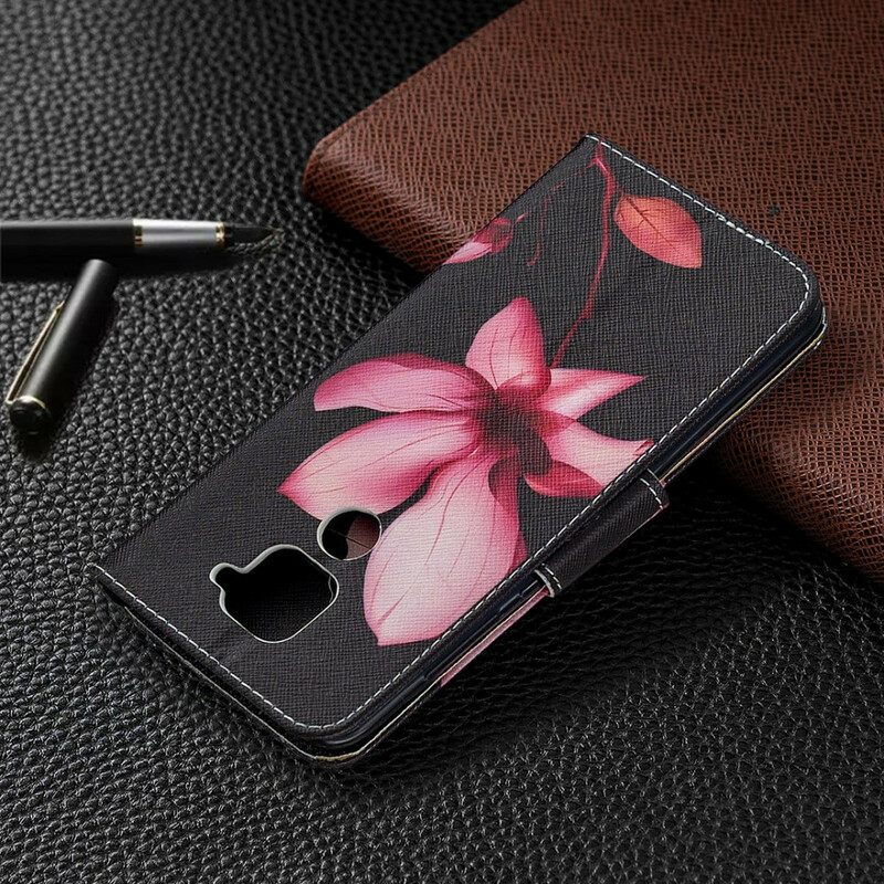 Kotelot Xiaomi Redmi Note 9 Vaaleanpunainen Kukka