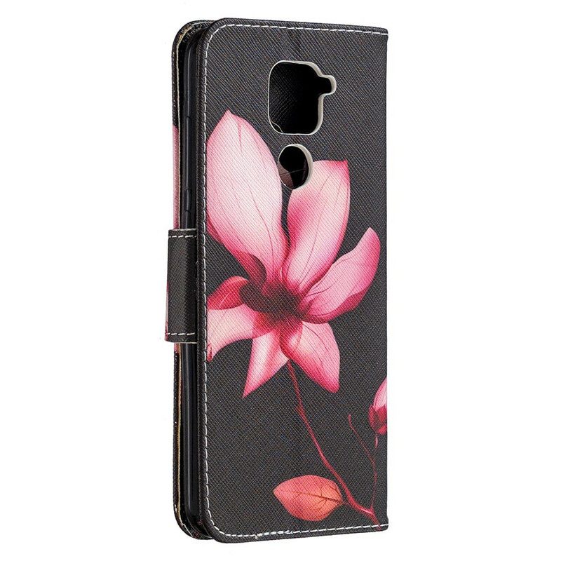 Kotelot Xiaomi Redmi Note 9 Vaaleanpunainen Kukka