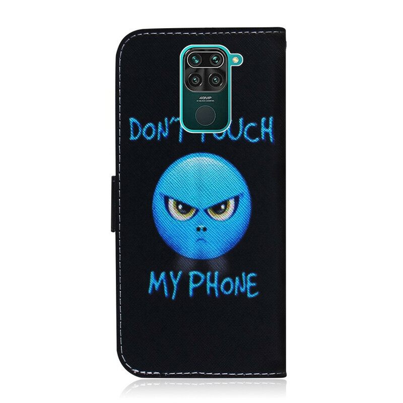 Nahkakotelo Xiaomi Redmi Note 9 Emoji Puhelin