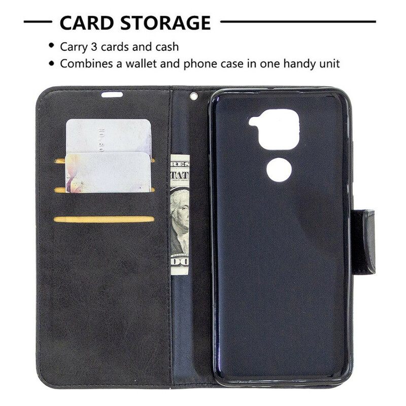 Nahkakotelo Xiaomi Redmi Note 9 Kotelot Flip Smooth Flap Oblique