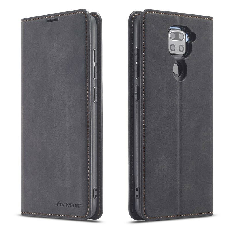Puhelinkuoret Xiaomi Redmi Note 9 Kotelot Flip Nahkaefekti Forwenw