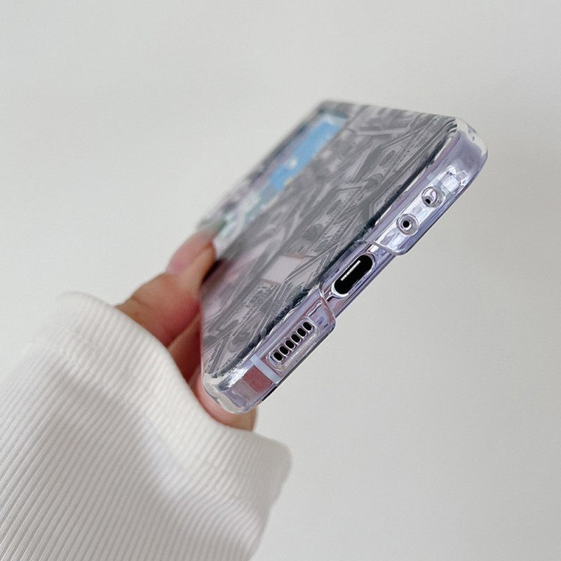 Kuori Samsung Galaxy Z Flip 5 Läpinäkyvä Raharaha