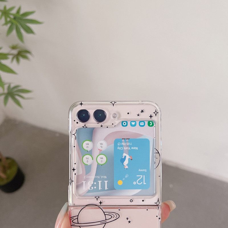 Kuori Samsung Galaxy Z Flip 5 Läpinäkyvä Taivas