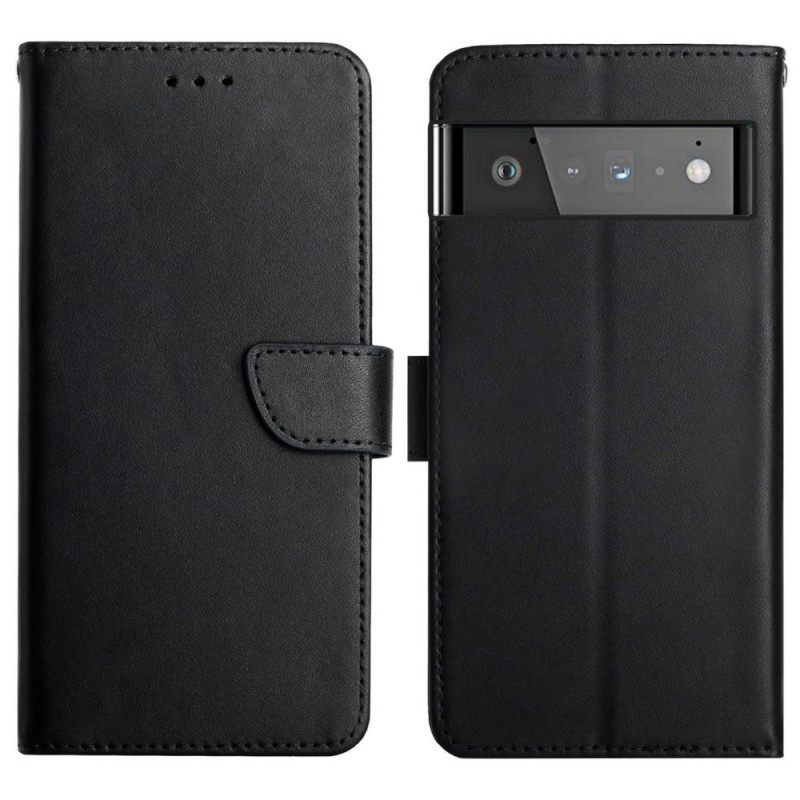 Kotelot Google Pixel 6 Pro Aito Nappan Nahka