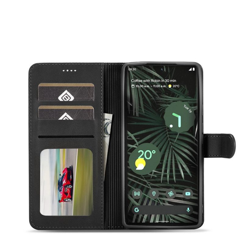 Kotelot Google Pixel 6 Pro Lc.imeeke Nahkaefekti