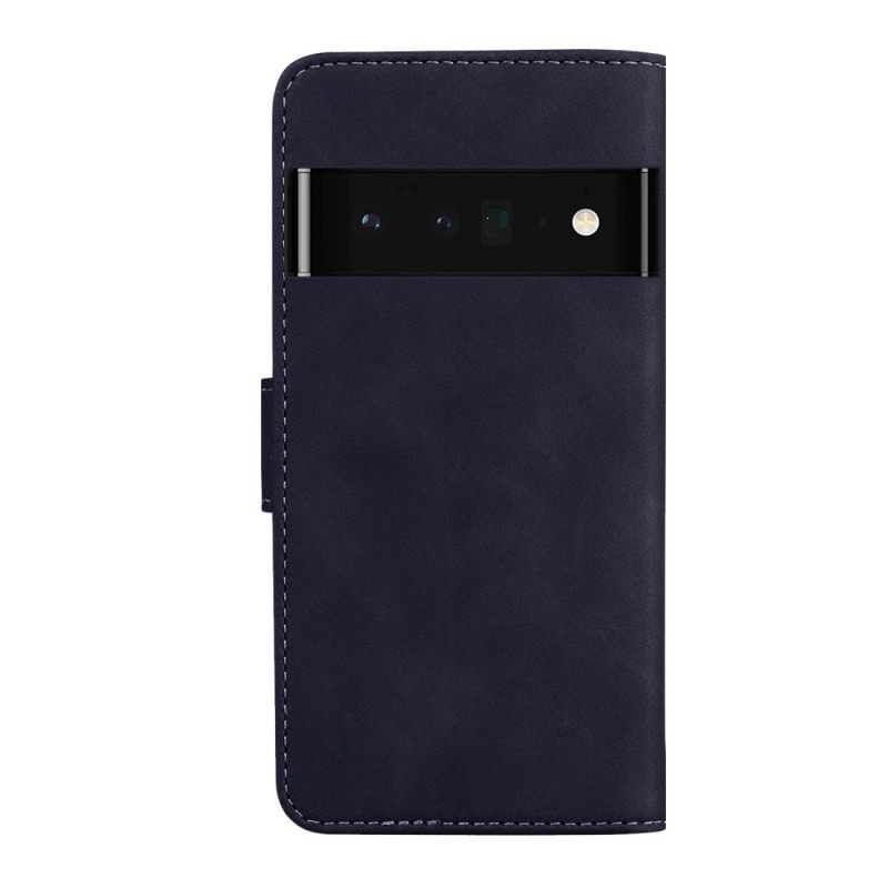 Kotelot Google Pixel 6 Pro Monochrome Leather Effect