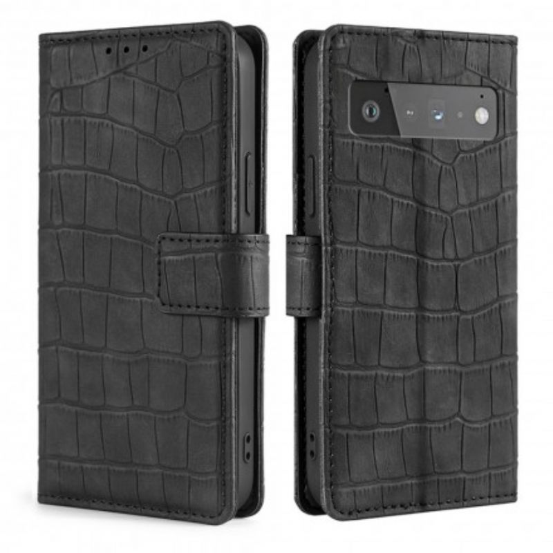 Kotelot Google Pixel 6 Pro Skin-touch Crocodile