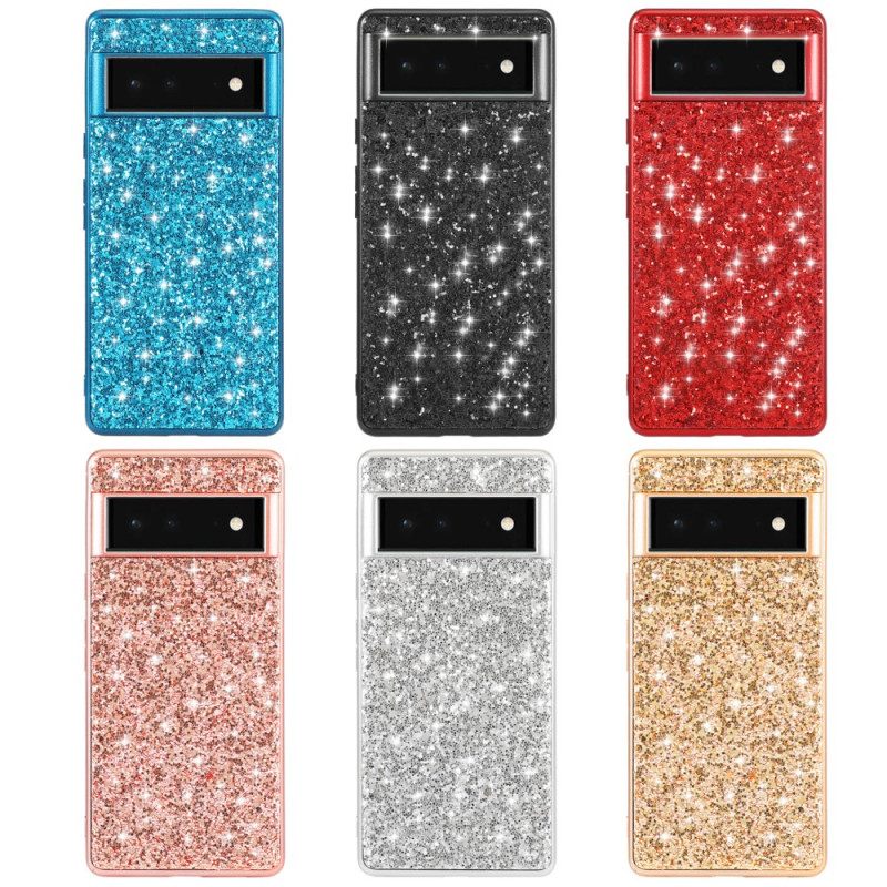 Kuori Google Pixel 6 Pro Olen Glitter
