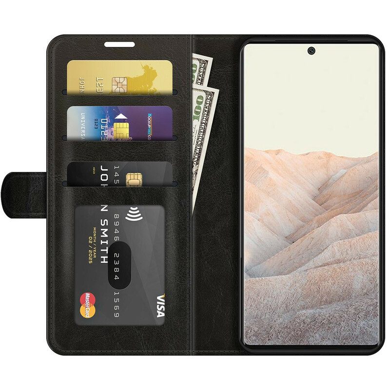 Nahkakotelo Google Pixel 6 Pro Faux Leather Ultra