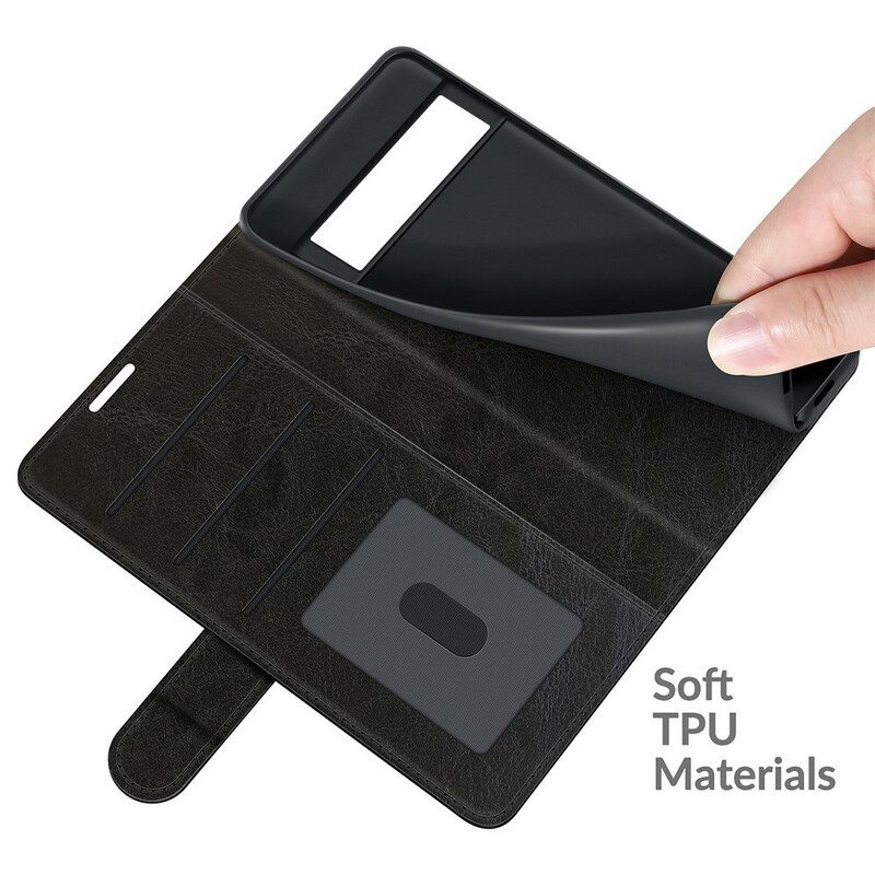 Nahkakotelo Google Pixel 6 Pro Faux Leather Ultra