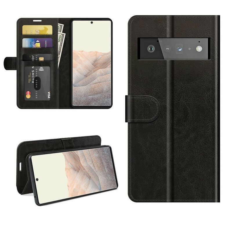 Nahkakotelo Google Pixel 6 Pro Faux Leather Ultra