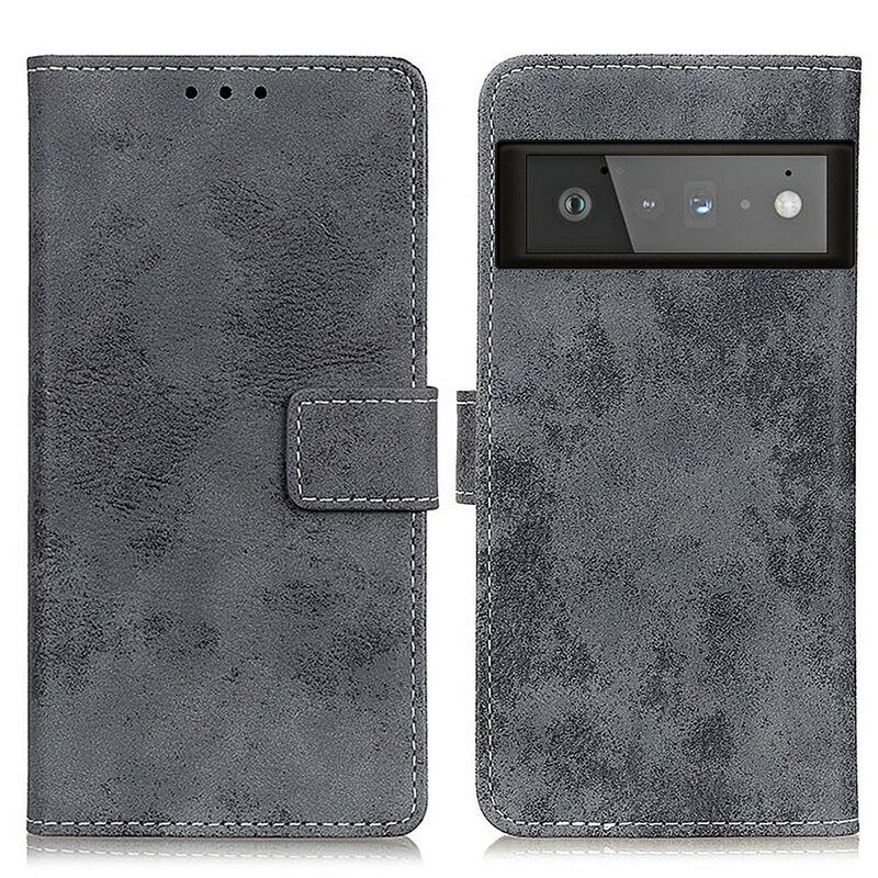 Nahkakotelo Google Pixel 6 Pro Vintage Leather Effect
