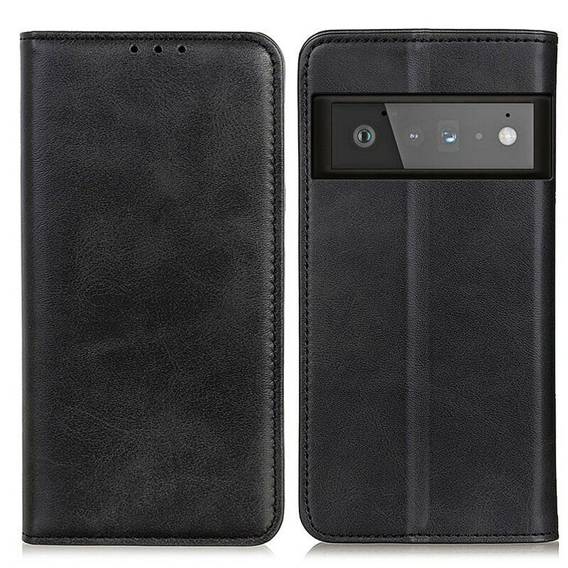 Puhelinkuoret Google Pixel 6 Pro Kotelot Flip Matta Haljattu Nahka