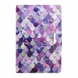 Nahkakotelo Samsung Galaxy Tab S7 Plus / Tab S8 Plus Mauve-vaa'at