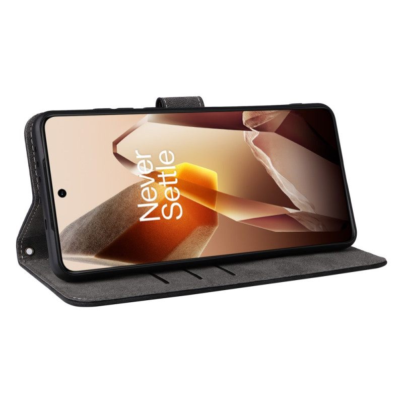 Kotelot Oneplus 13 Mokkanahkaefekti Rfid-suojauksella