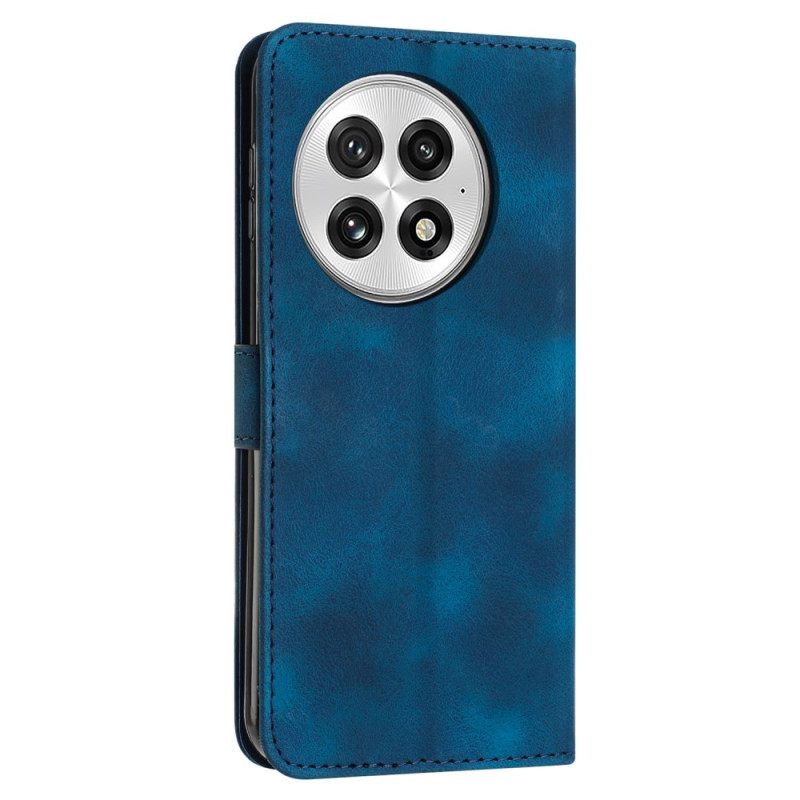 Kotelot Oneplus 13 Mokkanahkaefektiraidat Suojakuori