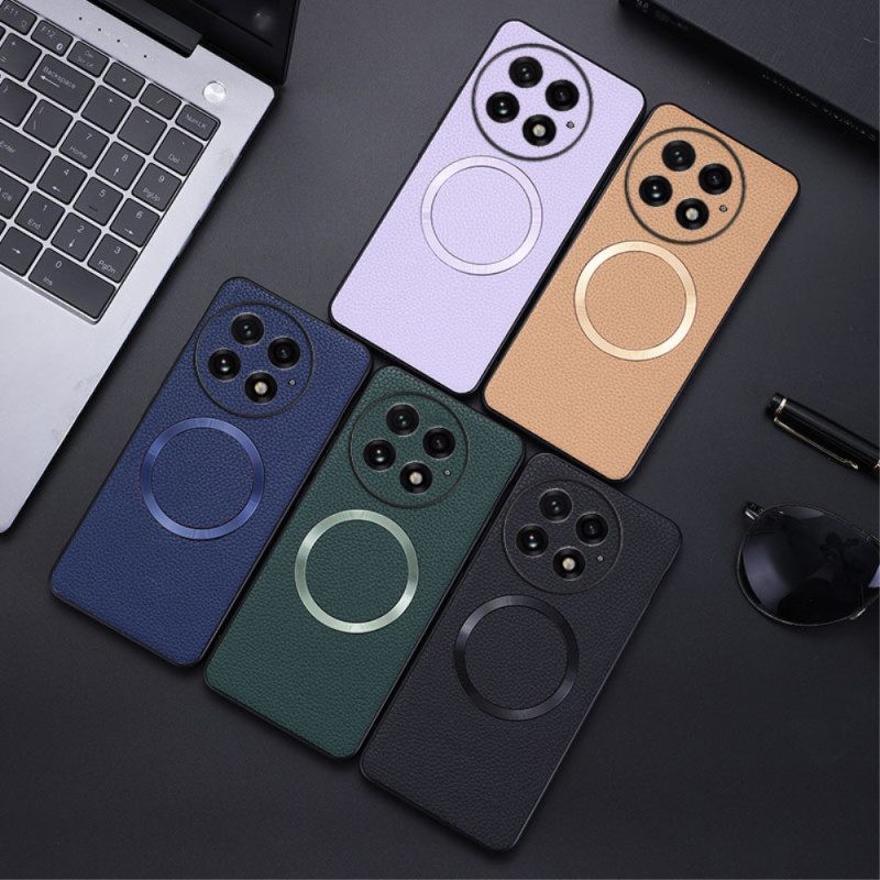 Kuori Oneplus 13 Teksturoitu Keinonahka Yhteensopiva Magsafen Kanssa