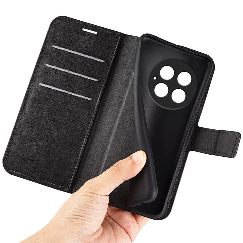 Nahkakotelo Oneplus 13 Nahkatyylinen