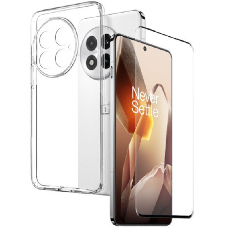 Puhelinkuoret Oneplus 13 2-in-1 Kirkas Näytönsuoja Karkaistulla Lasilla