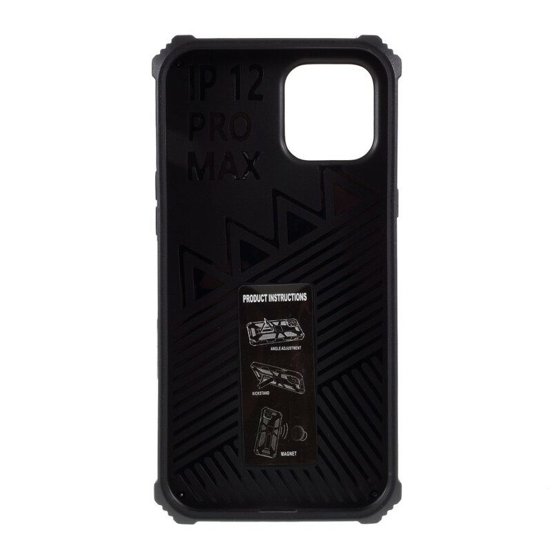 Kuori iPhone 12 Pro Max Irrotettava Irrotettavalla Jalustalla