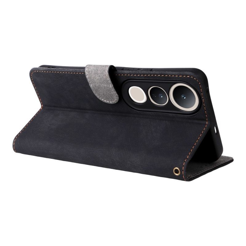 Kotelot Vivo V50 Lite 5g Rfid-suojaus Ja Hihna Suojakuori