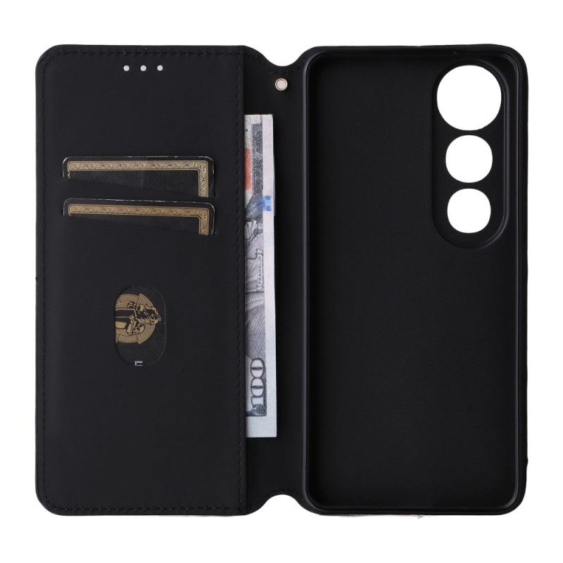 Nahkakotelo Vivo V50 Lite 5g Timanttikuvio