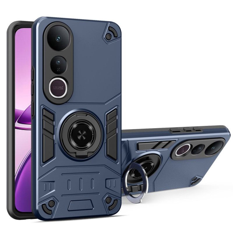 Puhelinkuoret Vivo V50 Lite 5g Pyörivä Jalusta Ja Vahvistettu Suojaus