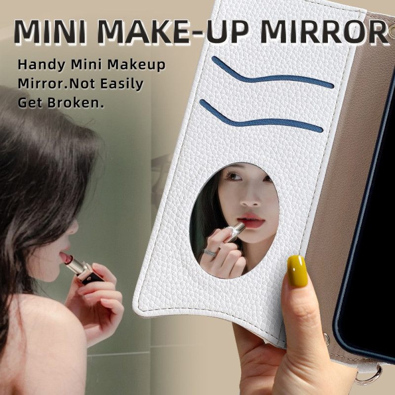 Vivo V50 Lite 5g Peili- Ja Ketjuolkalaukku