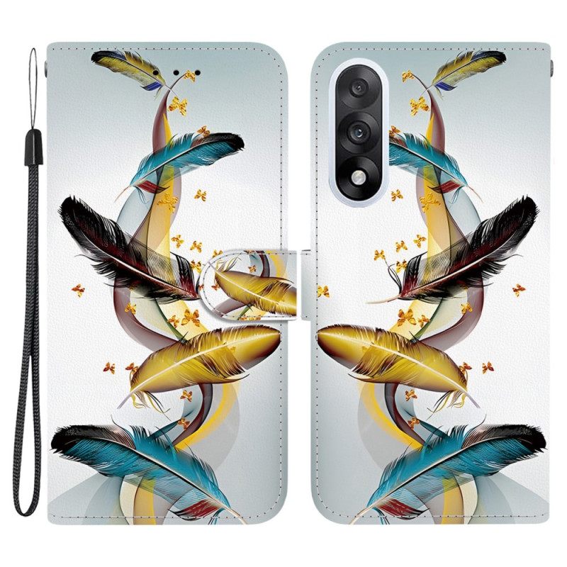 Kotelot Oneplus Nord 5 Kultaisia Höyheniä