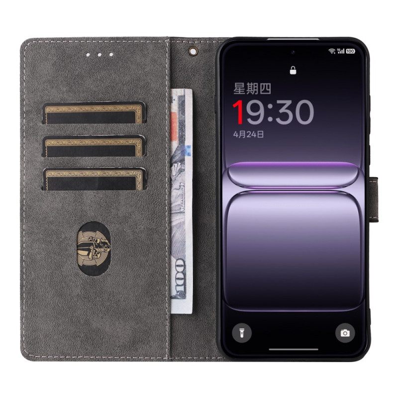 Kotelot Oneplus Nord 5 Mokkanahkaefekti Rfid-suojaus