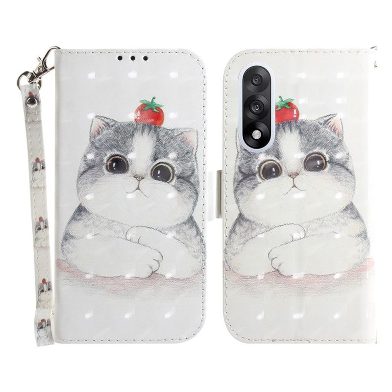 Kotelot Oneplus Nord 5 Söpö Kissan Hihna Suojakuori