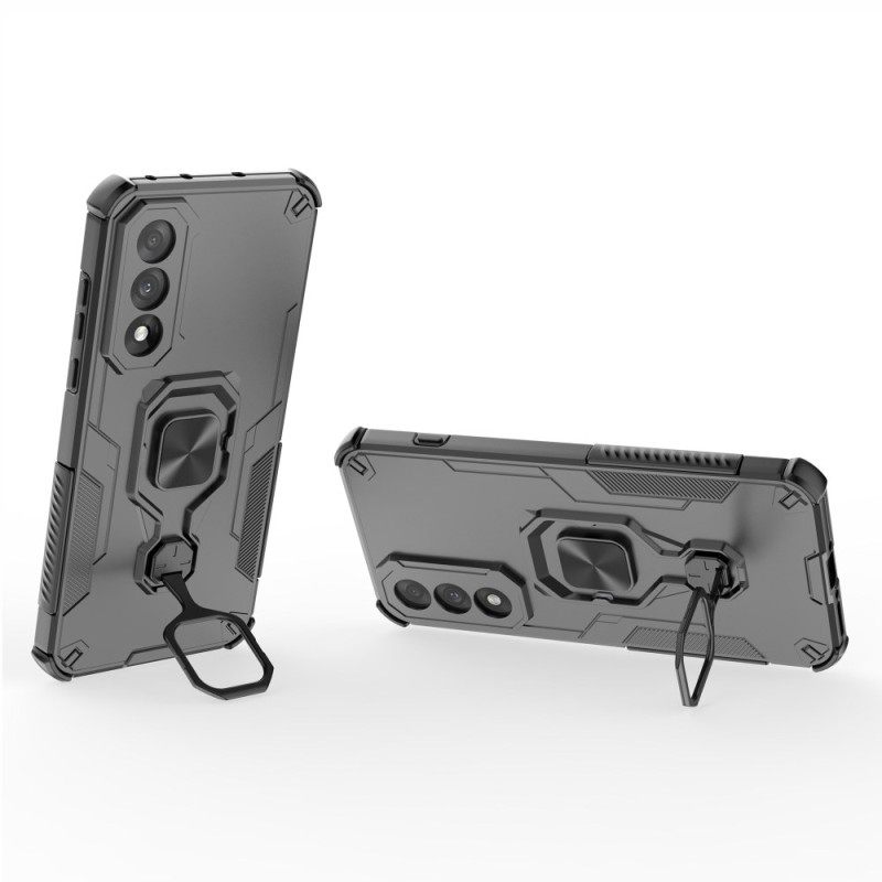 Kuori Oneplus Nord 5 Erittäin Kestävä Pyörivällä Jalustalla Suojakuori